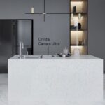 Blat Bucătărie Crystal Carrara Insula