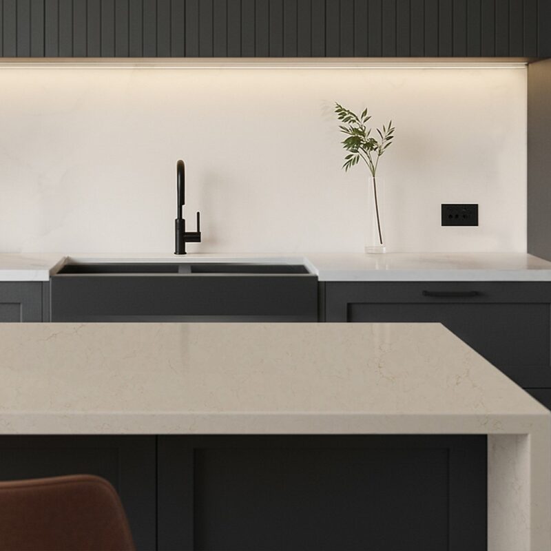 Blat Bucătărie Nimes Marfil Insula